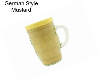 German Style Mustard