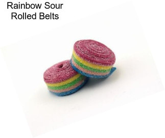 Rainbow Sour Rolled Belts