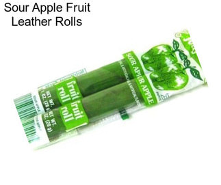 Sour Apple Fruit Leather Rolls