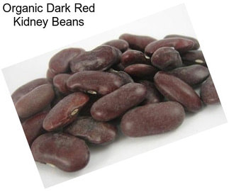 Organic Dark Red Kidney Beans