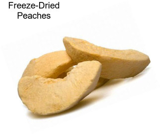 Freeze-Dried Peaches