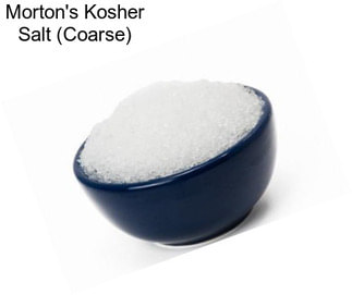 Morton\'s Kosher Salt (Coarse)