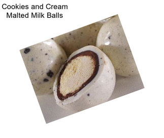 Cookies and Cream Malted Milk Balls