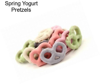 Spring Yogurt Pretzels
