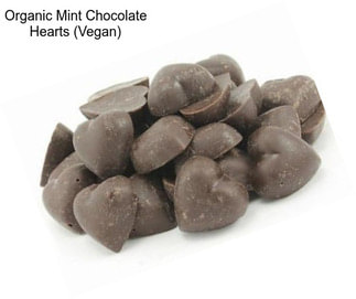Organic Mint Chocolate Hearts (Vegan)