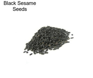 Black Sesame Seeds