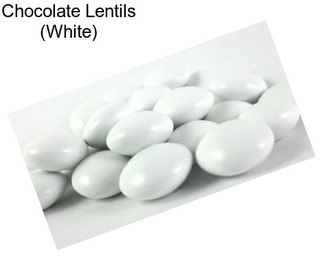 Chocolate Lentils (White)