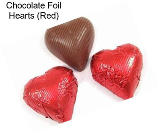 Chocolate Foil Hearts (Red)