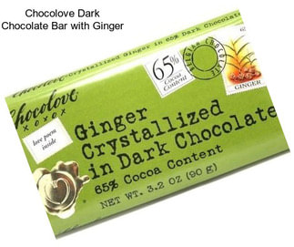 Chocolove Dark Chocolate Bar with Ginger