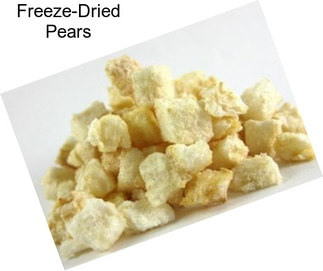 Freeze-Dried Pears