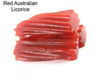 Red Australian Licorice