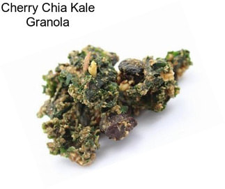 Cherry Chia Kale Granola