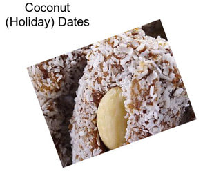 Coconut (Holiday) Dates