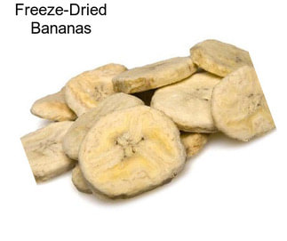 Freeze-Dried Bananas