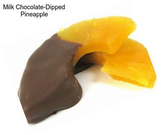 Milk Chocolate-Dipped Pineapple