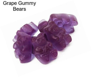 Grape Gummy Bears