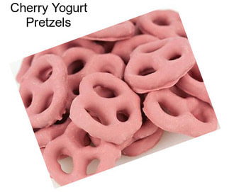 Cherry Yogurt Pretzels