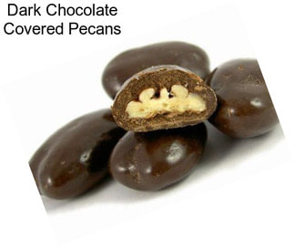Dark Chocolate Covered Pecans