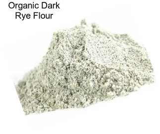 Organic Dark Rye Flour