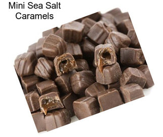 Mini Sea Salt Caramels