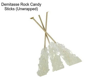 Demitasse Rock Candy Sticks (Unwrapped)