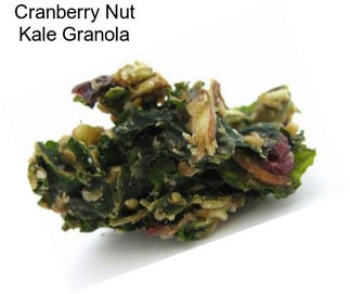 Cranberry Nut Kale Granola