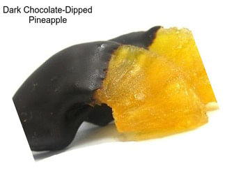 Dark Chocolate-Dipped Pineapple