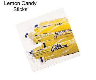 Lemon Candy Sticks