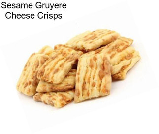 Sesame Gruyere Cheese Crisps