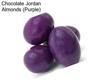 Chocolate Jordan Almonds (Purple)