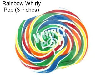 Rainbow Whirly Pop (3 inches)