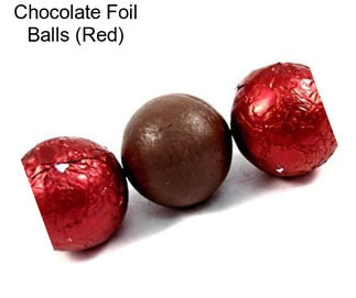 Chocolate Foil Balls (Red)