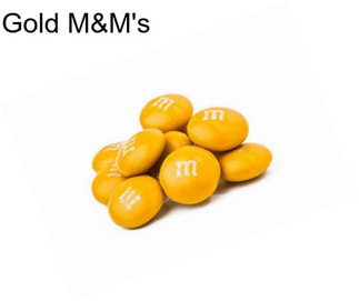 Gold M&M\'s