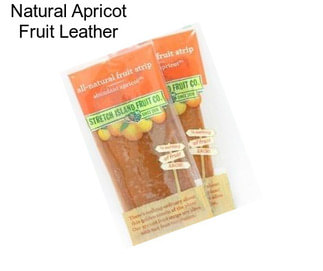 Natural Apricot Fruit Leather