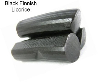 Black Finnish Licorice