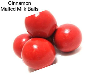 Cinnamon Malted Milk Balls