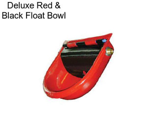 Deluxe Red & Black Float Bowl