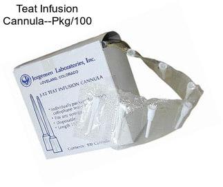 Teat Infusion Cannula--Pkg/100