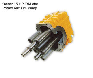 Kaeser 15 HP Tri-Lobe Rotary Vacuum Pump