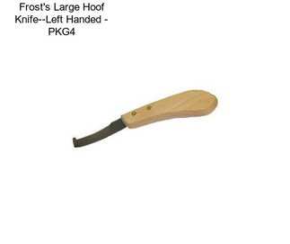 Frost\'s Large Hoof Knife--Left Handed - PKG4