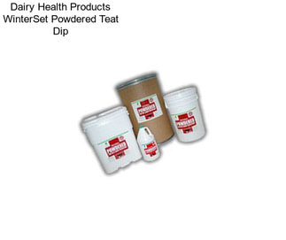 Dairy Health Products WinterSet Powdered Teat Dip