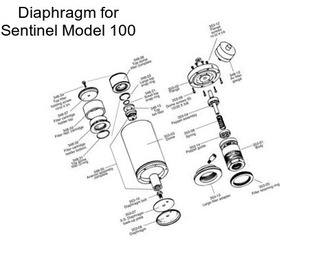 Diaphragm for Sentinel Model 100