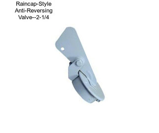 Raincap-Style Anti-Reversing Valve--2-1/4\