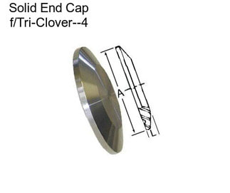 Solid End Cap f/Tri-Clover--4\