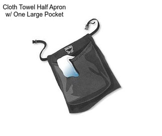 Cloth Towel Half Apron w/ One Large Pocket