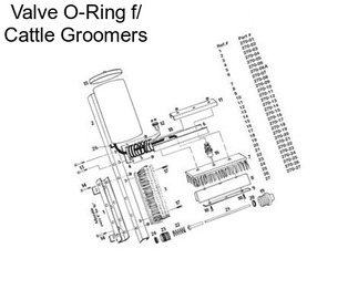 Valve O-Ring f/ Cattle Groomers