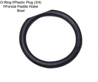 O-Ring f/Plastic Plug (3/4\