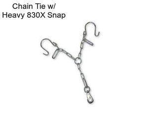 Chain Tie w/ Heavy 830X Snap