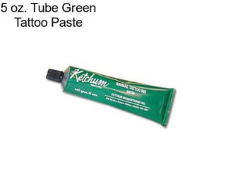 5 oz. Tube Green Tattoo Paste