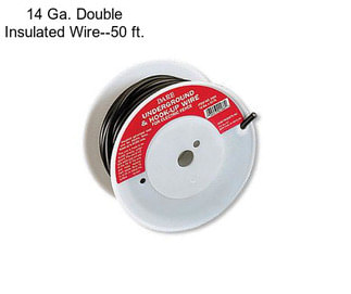 14 Ga. Double Insulated Wire--50 ft.